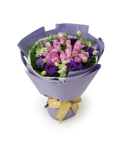 Gracious Purple flower bouquet