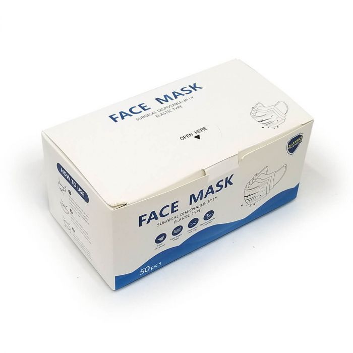 50 Disposable Face Masks 